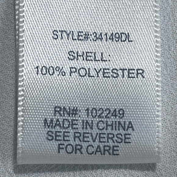 NWT SKIES ARE BLUE Ivory Blouse Beaded Trim Neckline & Back w/ Cut-Out Size 8 - Picture 12 of 15